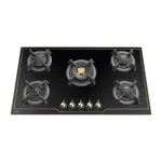 اجاق گاز رومیزی توکار شیشه‌ای 5 شعله آلتون مدل IG540B