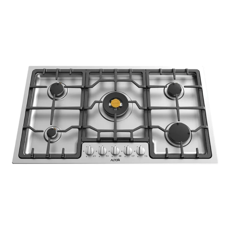 اجاق گاز رومیزی توکار استیل 5 شعله آلتون مدل IS525