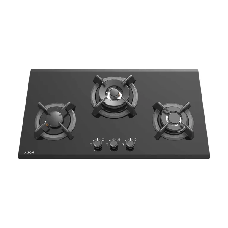 اجاق گاز رومیزی توکار شیشه‌ای 4 شعله آلتون مدل G303B