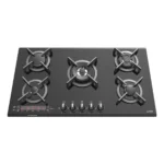 اجاق گاز رومیزی توکار شیشه‌ای 5 شعله آلتون مدل G530DN با تایمر لمسی