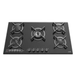 اجاق گاز رومیزی توکار شیشه‌ای 5 شعله آلتون مدل G534DB با تایمر لمسی