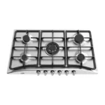 اجاق گاز رومیزی توکار استیل 5 شعله آلتون مدل S501T با تایمر مکانیکی برای یک شعله