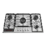 اجاق گاز رومیزی توکار استیل 5 شعله آلتون مدل S520DN با تایمر لمسی