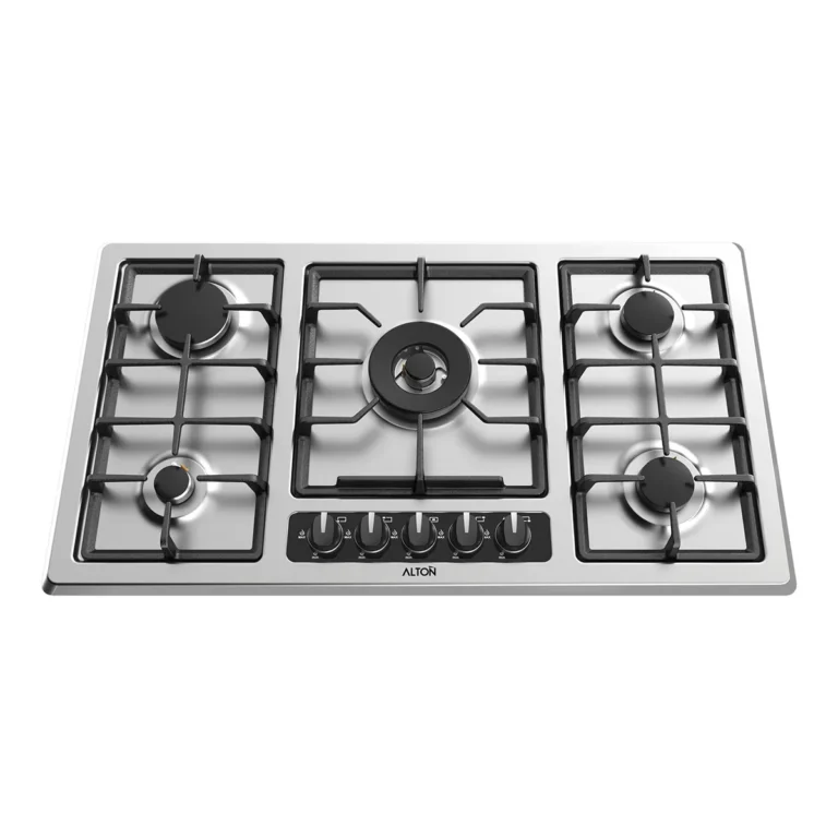 اجاق گاز رومیزی توکار استیل 5 شعله آلتون مدل SG522